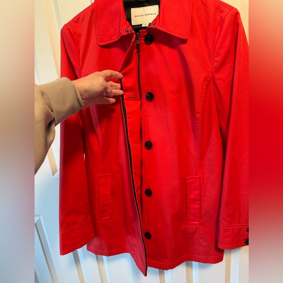 Banana Republic Trench Jacket Size Large - Picture 2 of 15